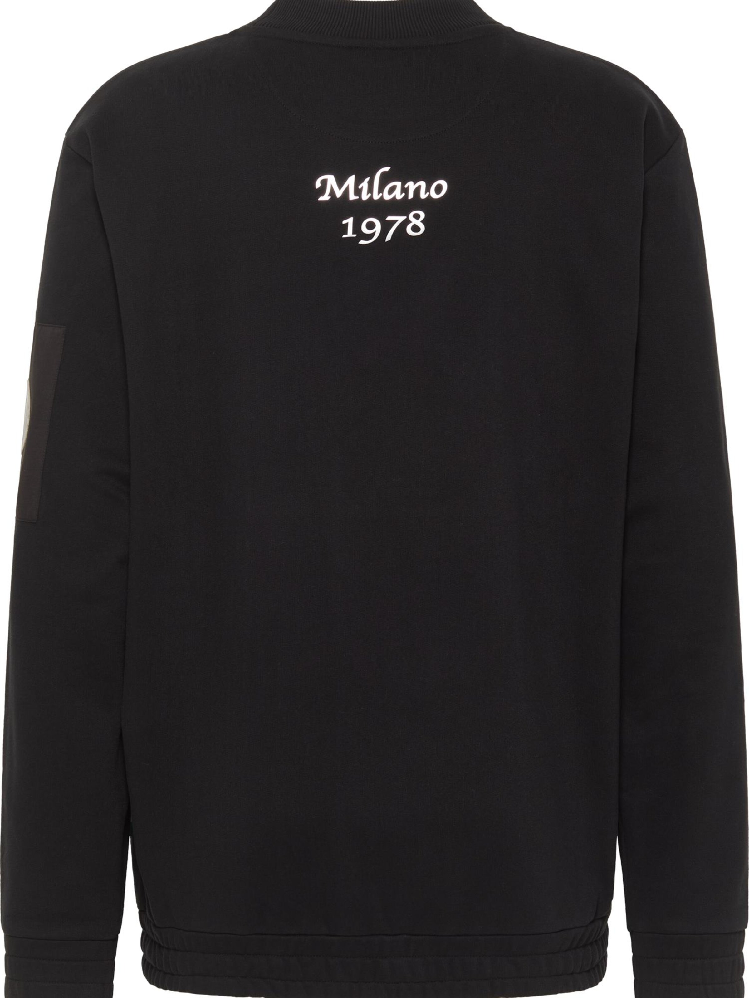 Carlo Colucci Sweatshirt 'Di Stasio' in Black
