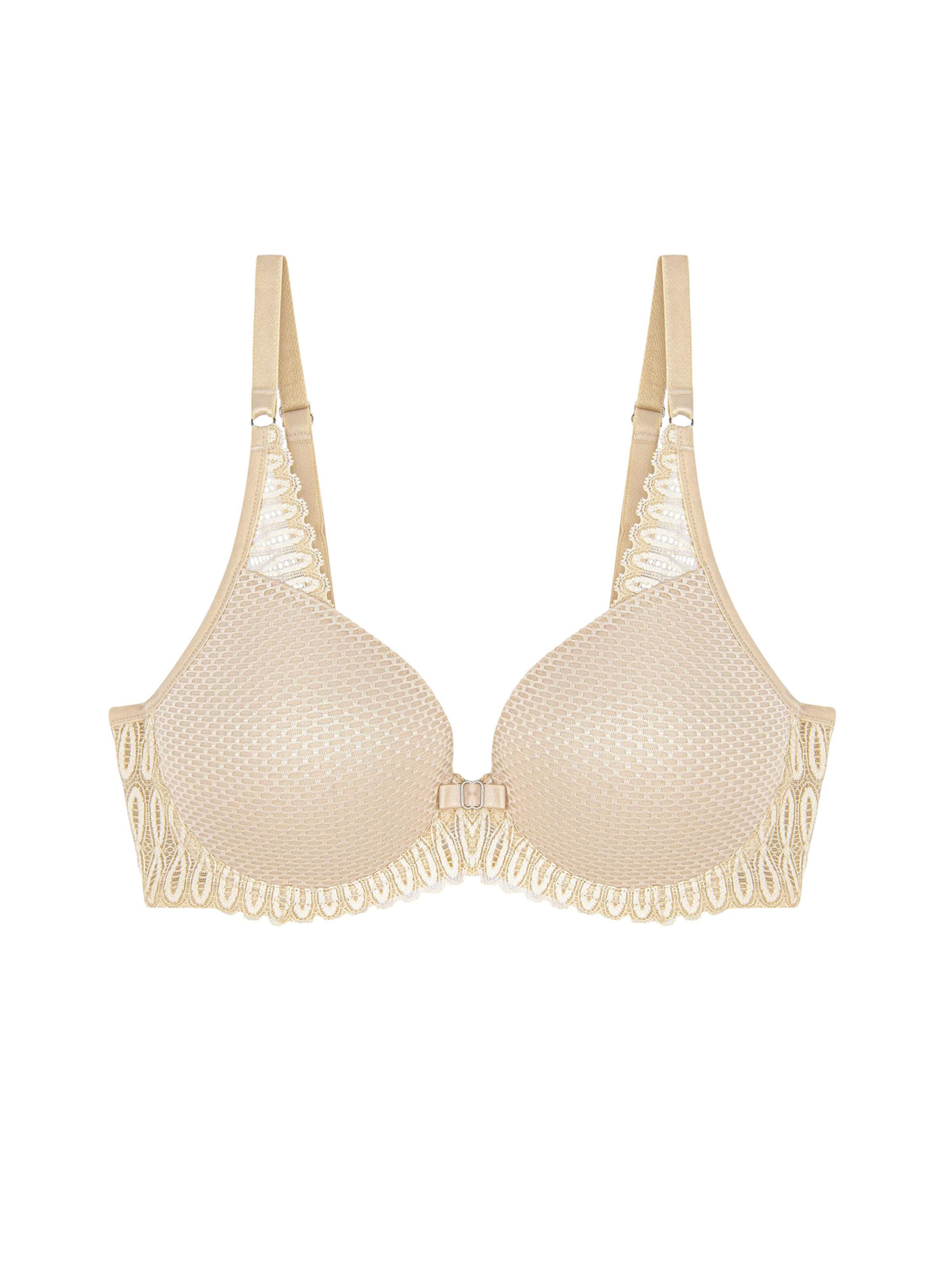 TRIUMPH T-shirt BH ' Aura Spotlight ' in Beige: voorkant