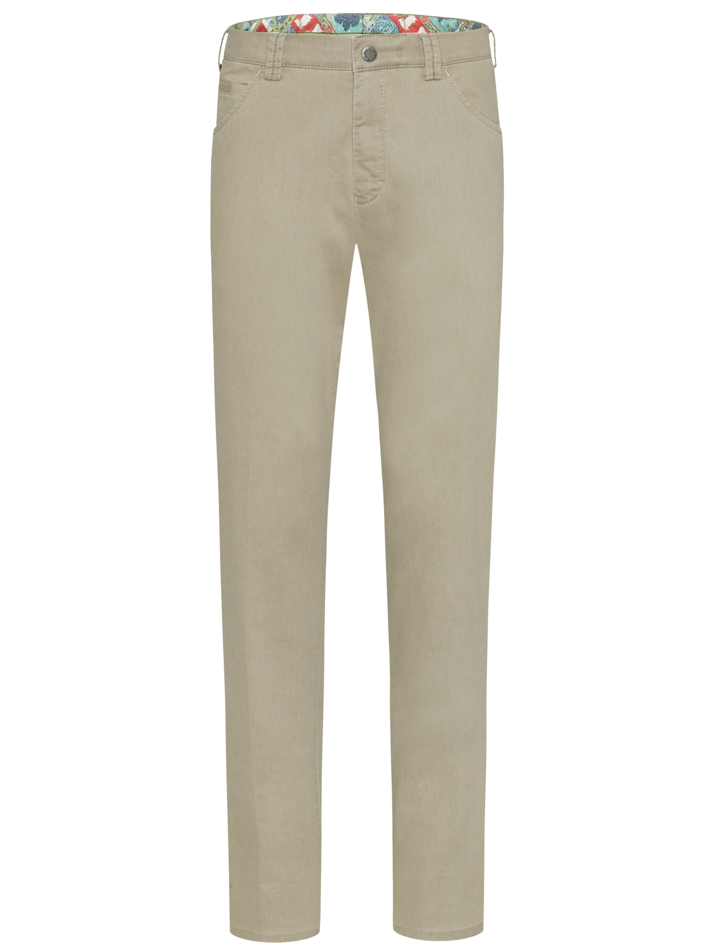 Meyer Hosen Regular Hose 'Dublin' in Modern Flat in Grau: Vorderseite