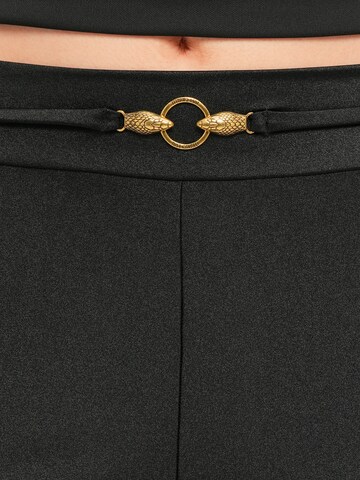 Just Cavalli Na zvonec Hlače | črna barva