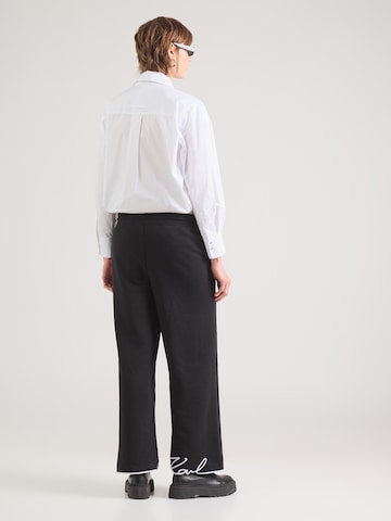 Karl Lagerfeld Loosefit Παντελόνι σε μαύρο