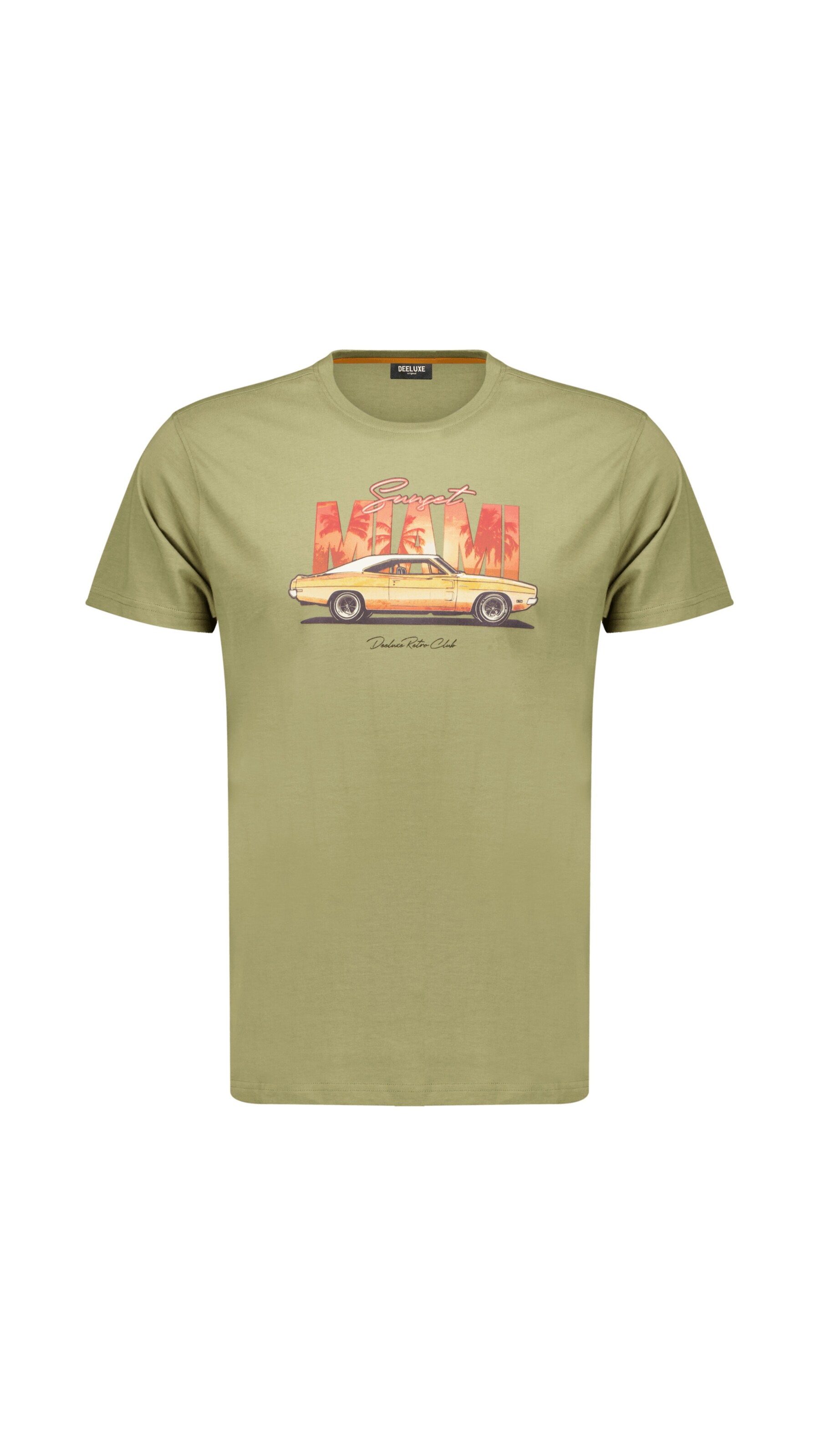 T-Shirt 'Floride' Deeluxe en vert : devant