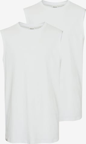 !Solid - Camiseta ' Longi ' en blanco: frente