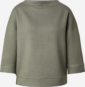 Sweat-shirt TOM TAILOR en vert : devant