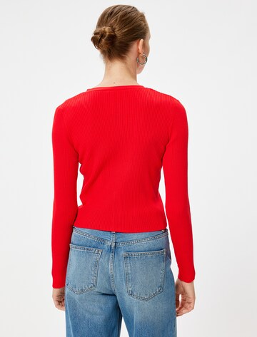 Koton Knit cardigan in Red
