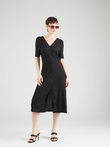 ICHI Φόρεμα 'MARGOT' σε μαύρο: μπροστά