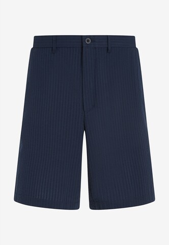 TOMMY HILFIGER Loosefit Chino in Blauw: voorkant