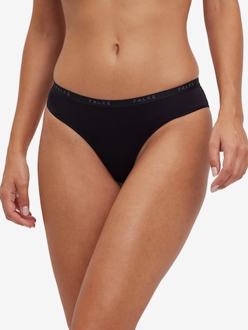 FALKE Panty '2-Pack' in Black: front