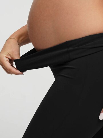 Skinny Leggings 'Seamless Umstandsleggings mit hohem Bund' cfab (formerly creamy fabrics) en noir