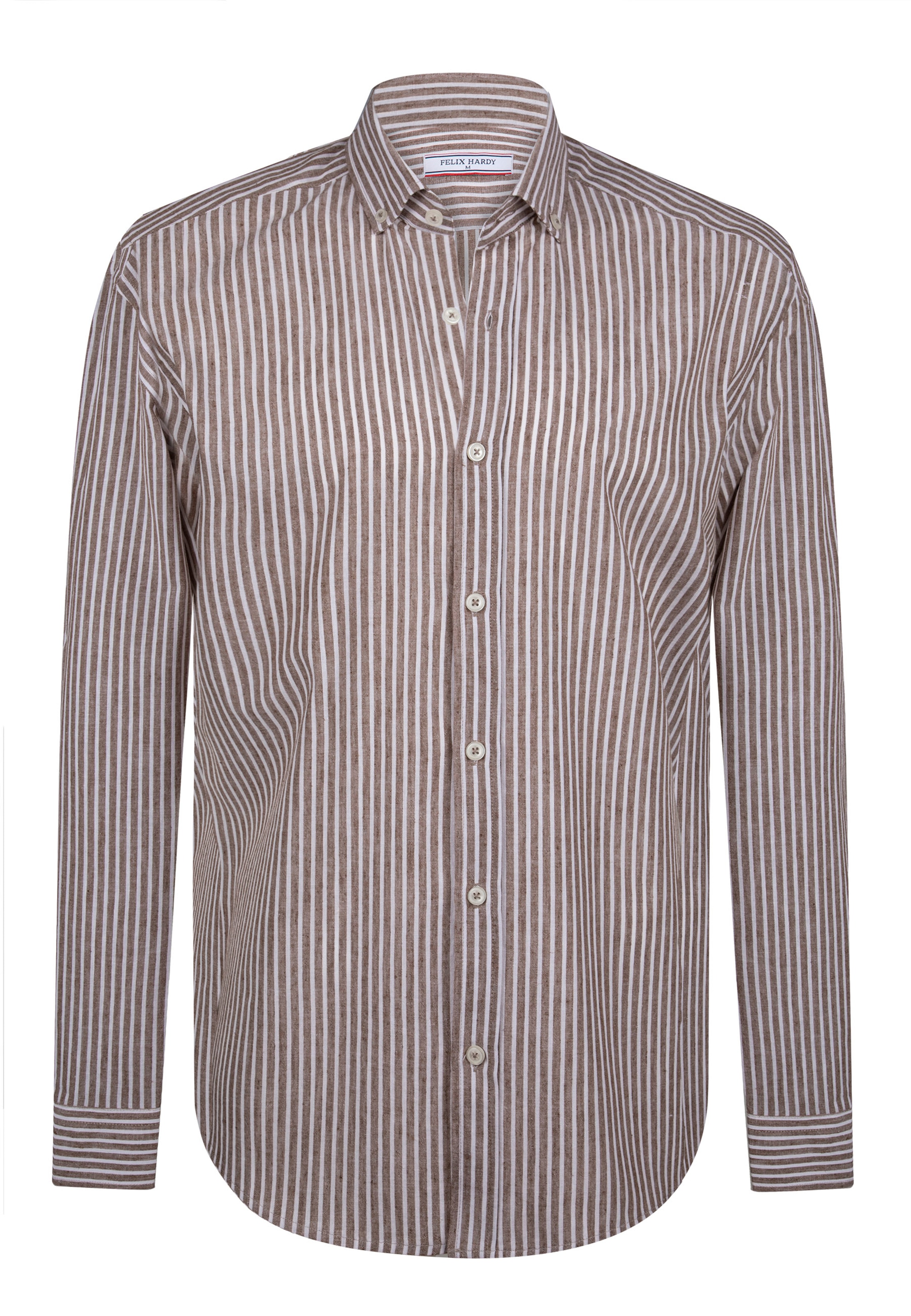 Felix Hardy Regular Fit Forretningsskjorte i brun: forside