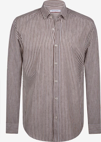 ruda Felix Hardy Standartinis modelis Dalykinio stiliaus marškiniai: priekis