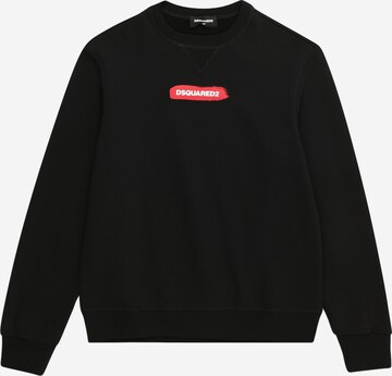 DSQUARED2 Sweatshirt in Schwarz: predná strana