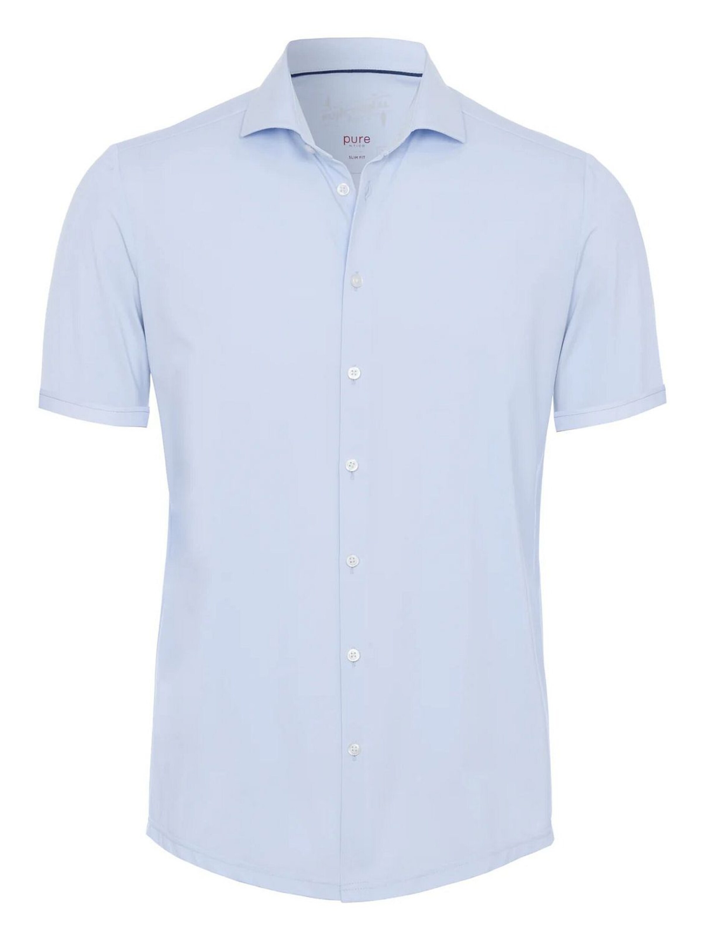 PURE Regular fit Button Up Shirt in Blue: front