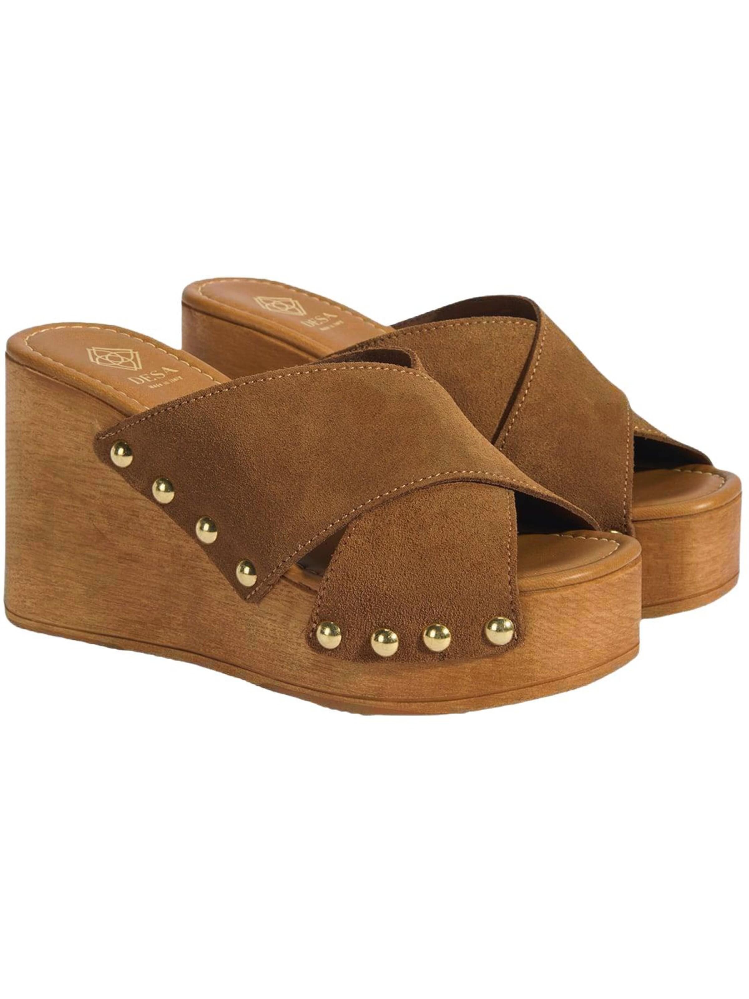 Desa Slipper in Brown