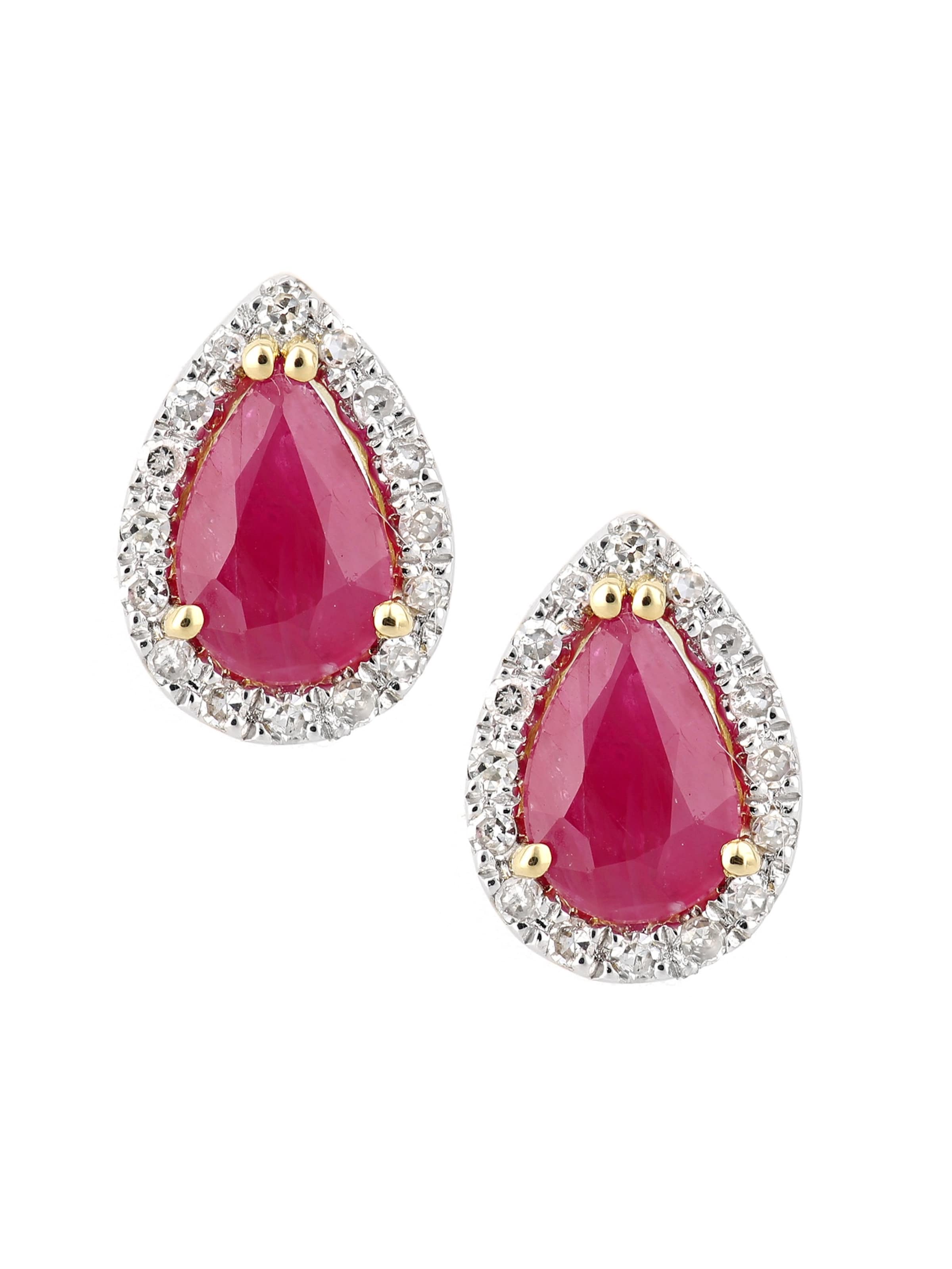 DIAMANT LETERNEL Ohrringe‌ in Pink: Vorderseite