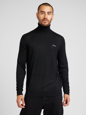 GUESS Sweater 'Ebenezer' in Black: front