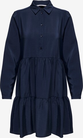 Robe-chemise 'Sandy' ONLY en bleu : devant