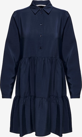 ONLY Платье-рубашка 'Sandy' в Синий: спереди