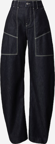 mėlyna BOSS Plačios klešnės Džinsai: priekis