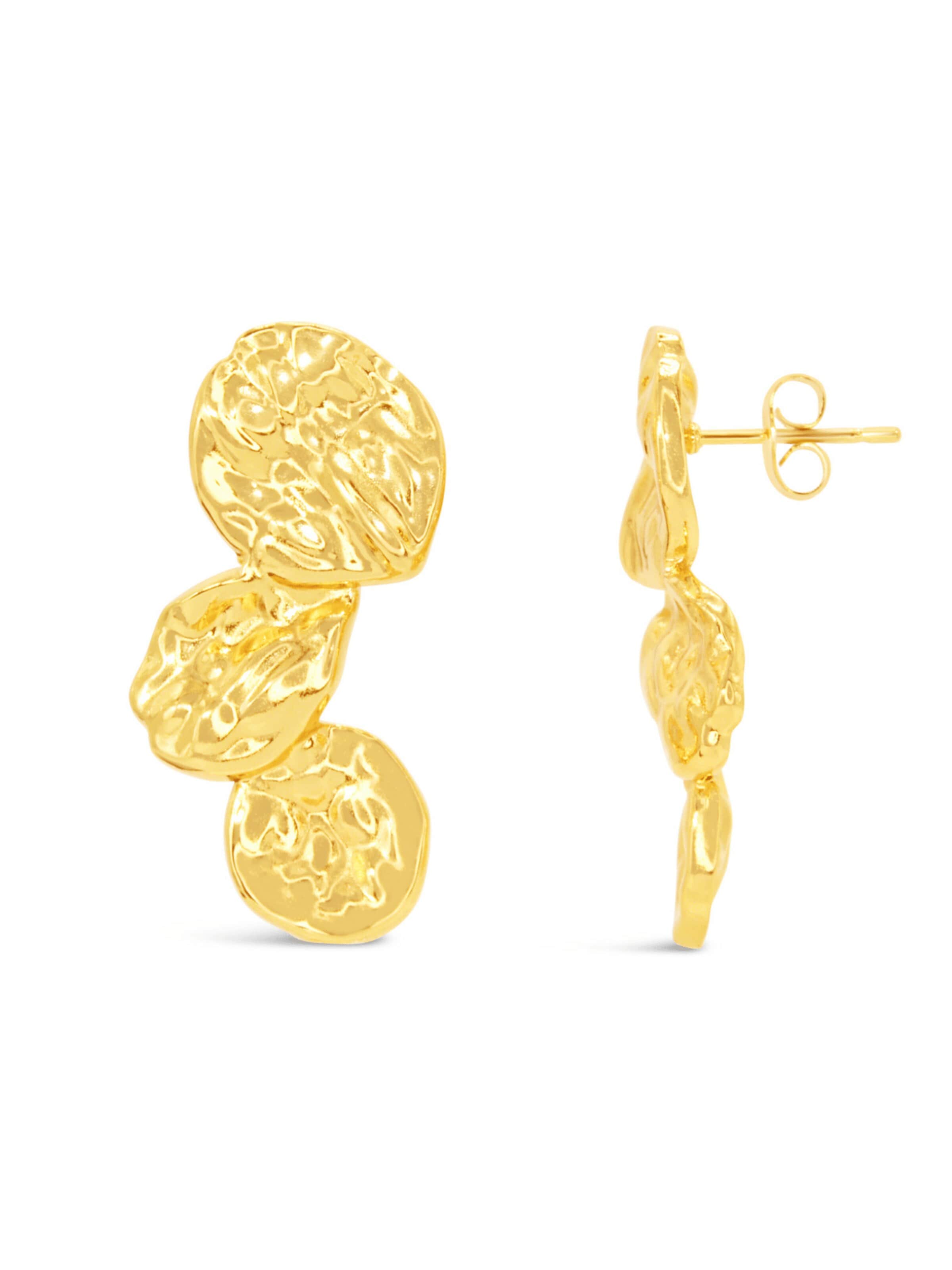 ARS-ARGENTI Earrings 'DAISY DROPS' in Gold: front