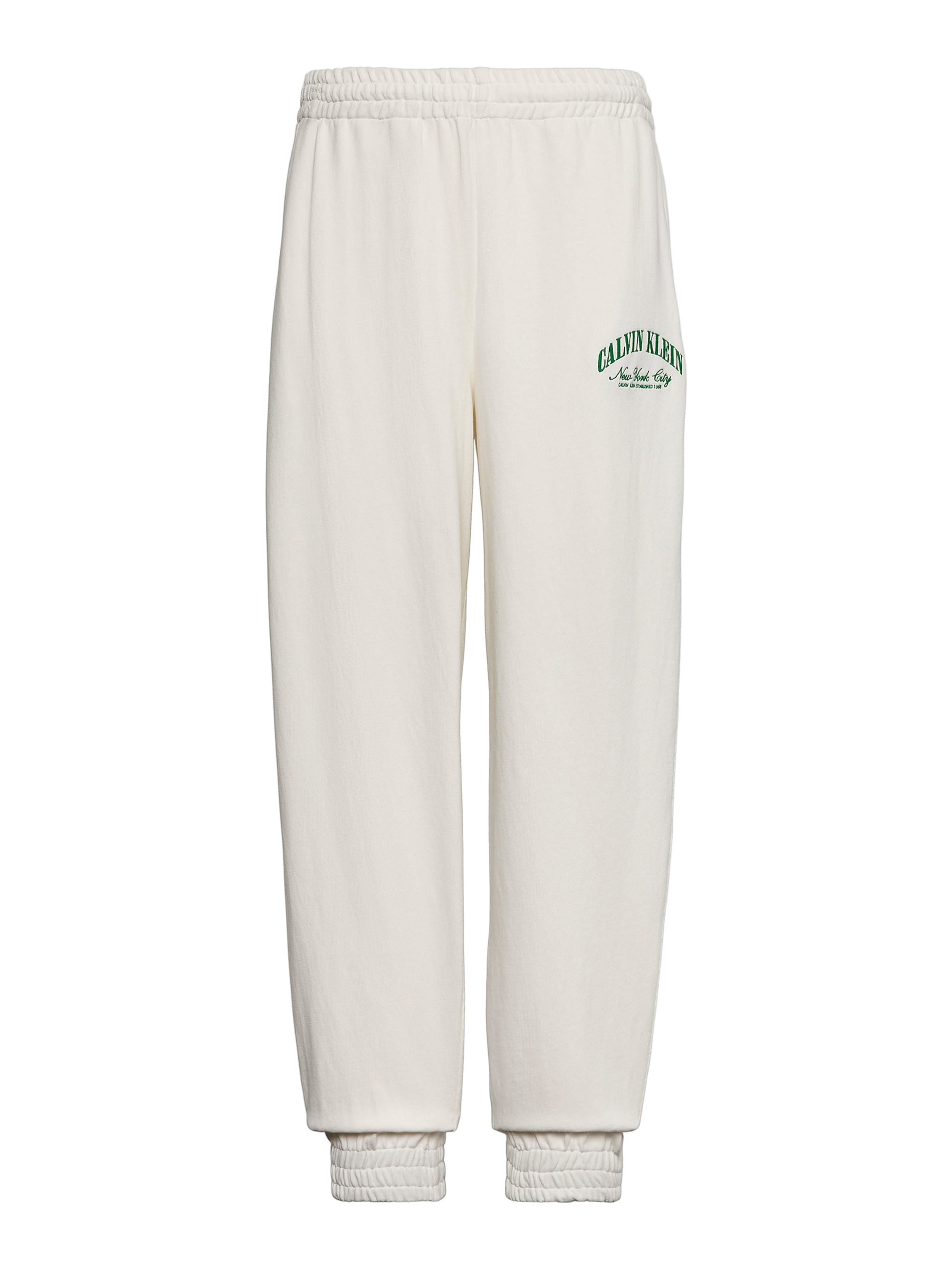 Calvin Klein Tapered Hose 'Heritage' in Weiß: Vorderseite