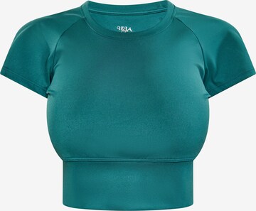 T-shirt IZIA en vert : devant