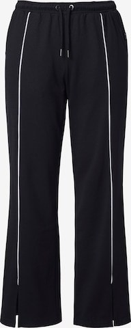 Ulla Popken Regular Broek in Zwart: voorkant