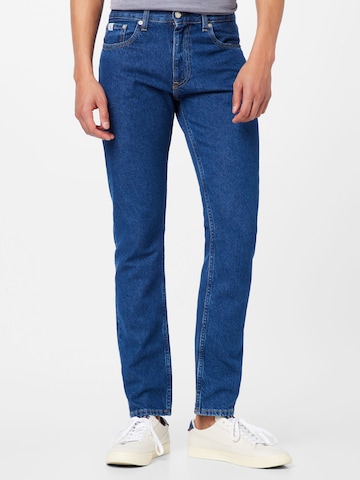 Calvin Klein Jeans Regular Jeans in Blauw: voorkant