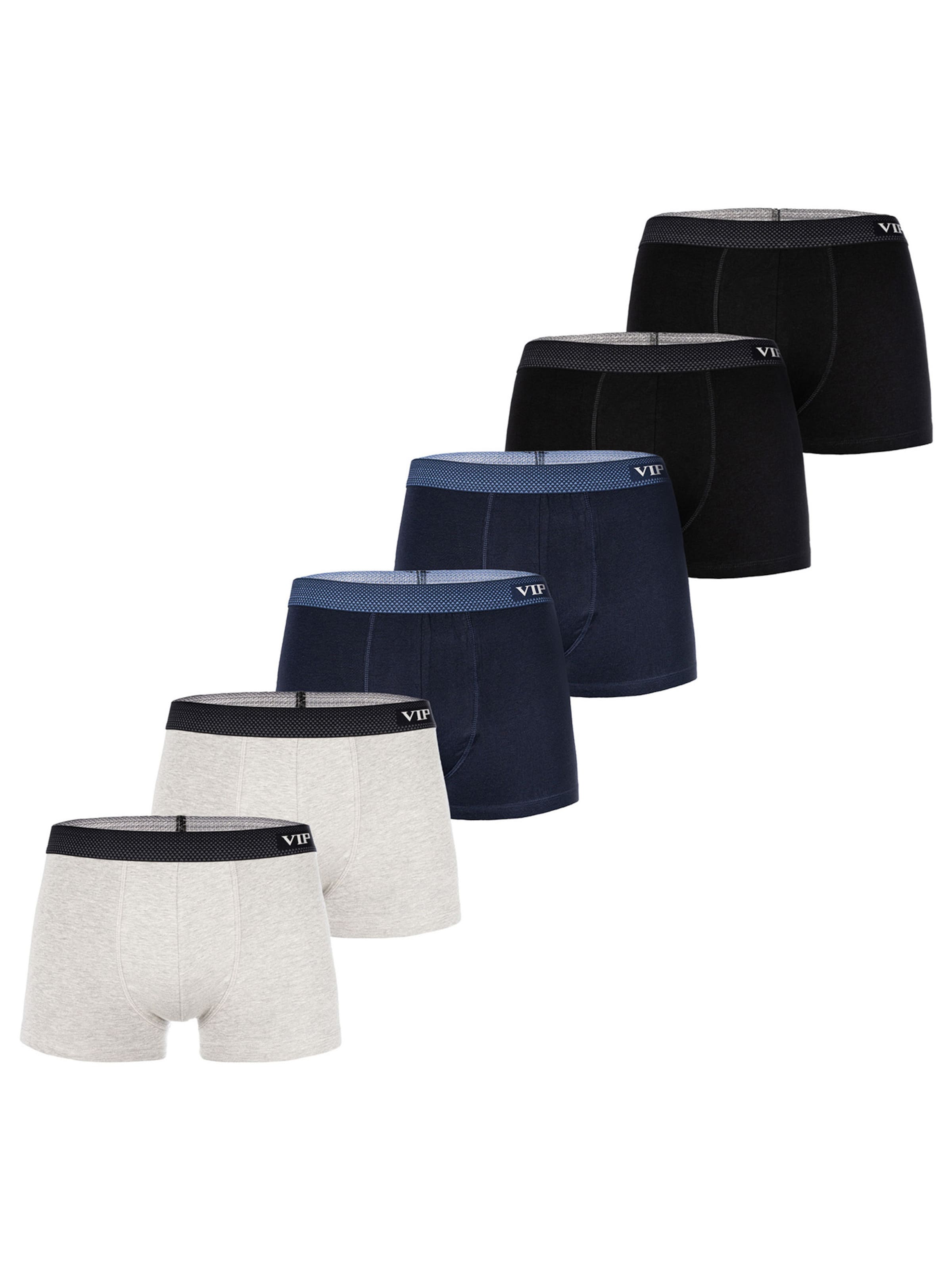 VIP Boxer shorts ' Premium Jersey Stretch ' in Blue: front