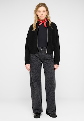 MUSTANG Wide Leg Jeans in Schwarz