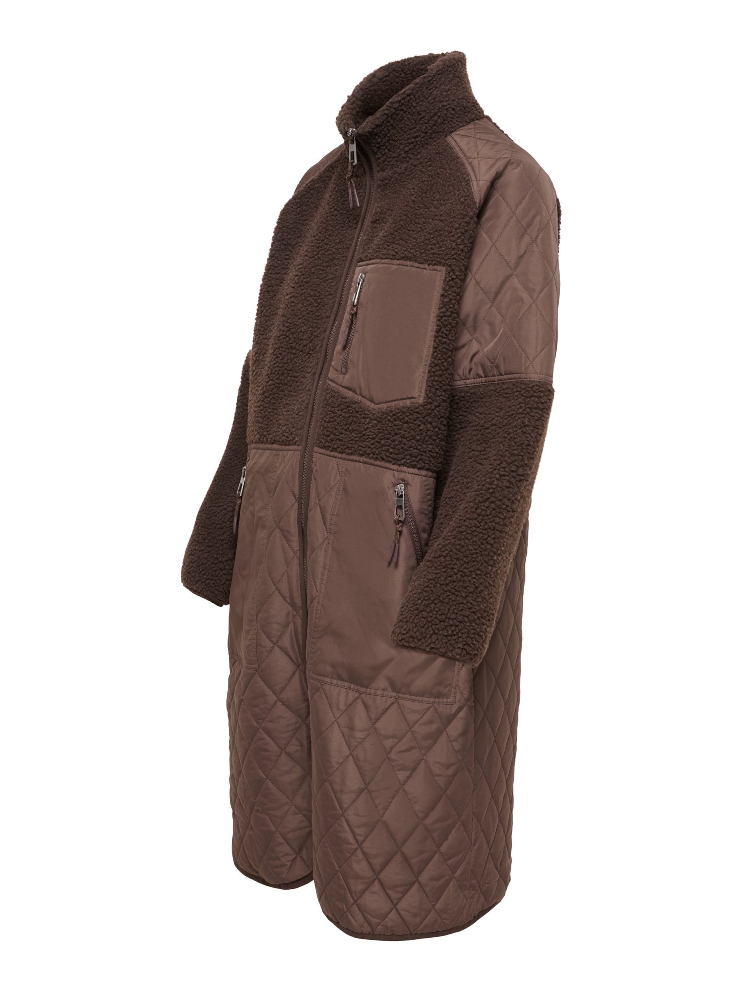 Giacca di pile 'OLMOHIO' di Only Maternity in marrone