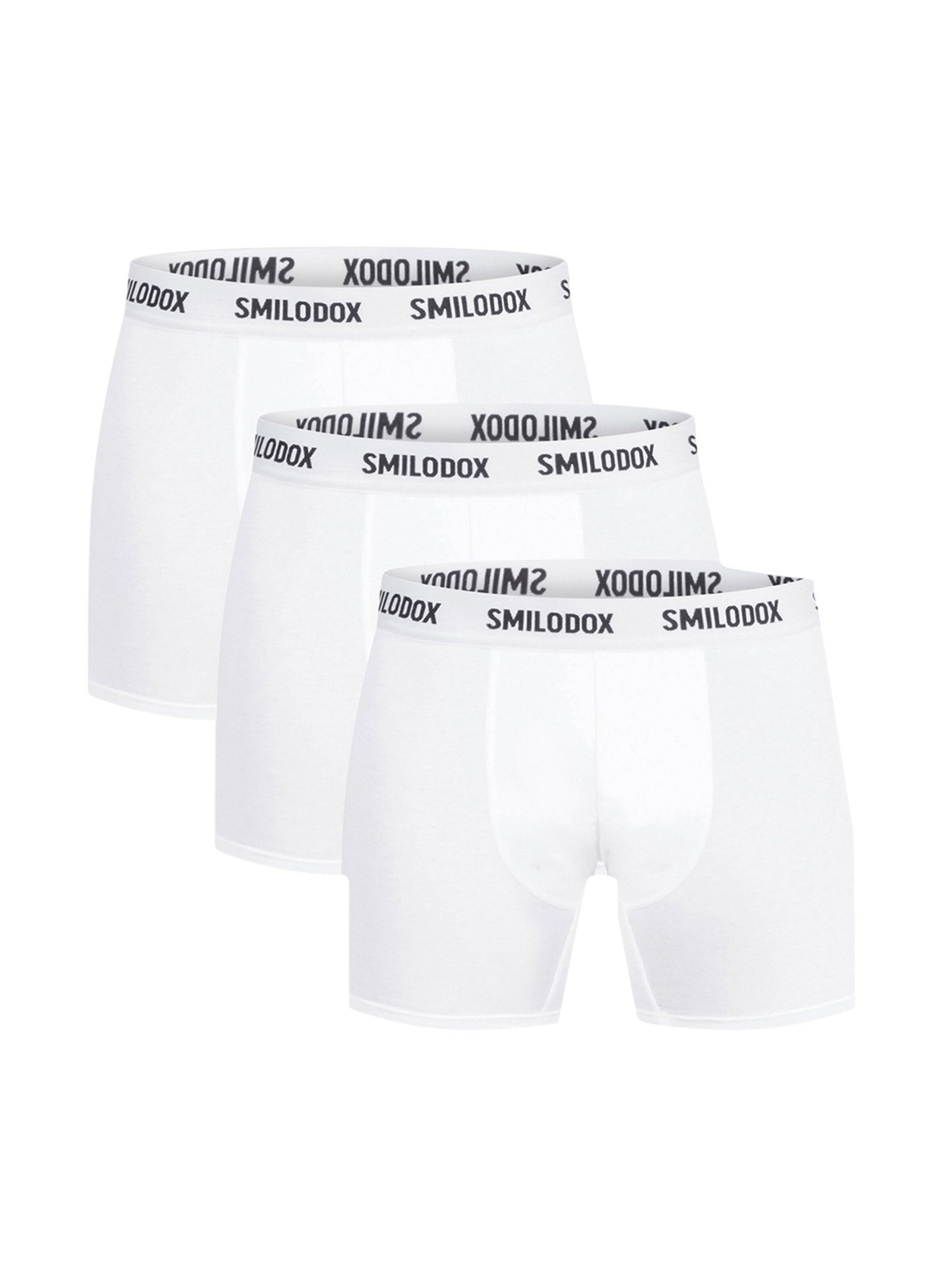 Boxers 'Larry' Smilodox en blanc : devant