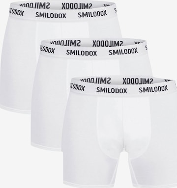 Smilodox Boxer shorts 'Larry' in White: front