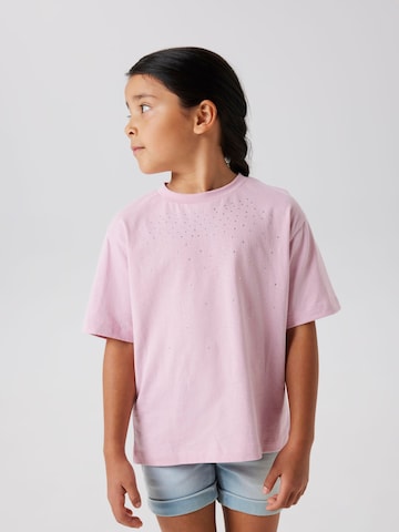 T-Shirt NAME IT en rose : devant