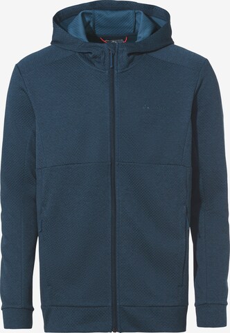 VAUDE Sports sweat jacket 'Neyland' in Blue: front