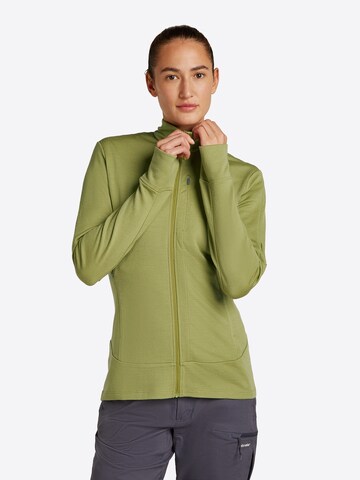 ICEBREAKER Sports sweat jacket in Green