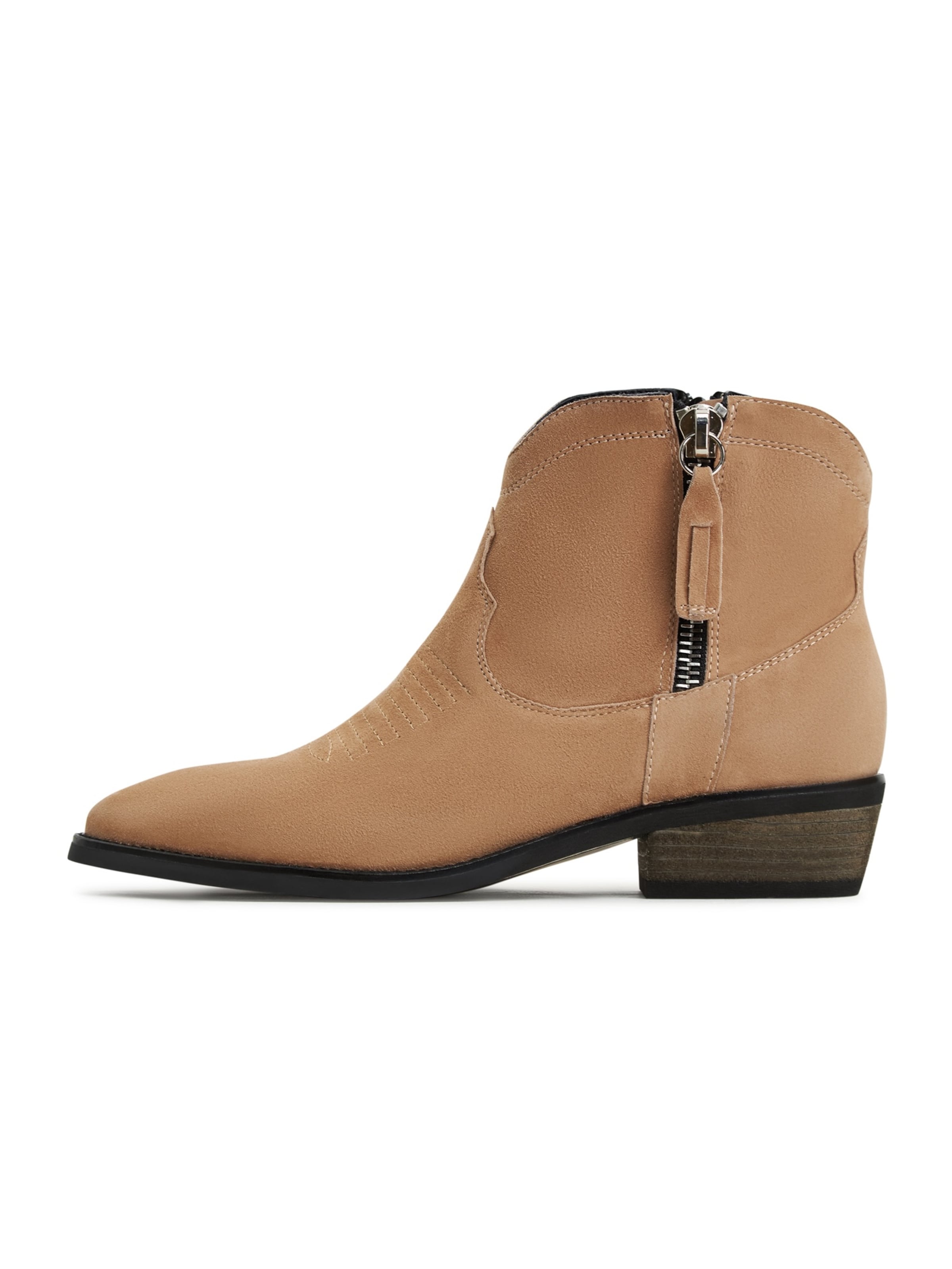 CESARE GASPARI Stiefel in Braun: Vorderseite