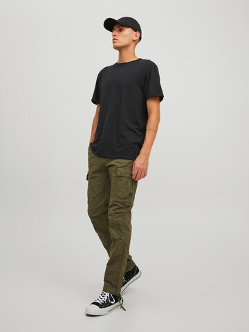 JACK & JONES Regular Cargo trousers 'Ace Tucker' in Green