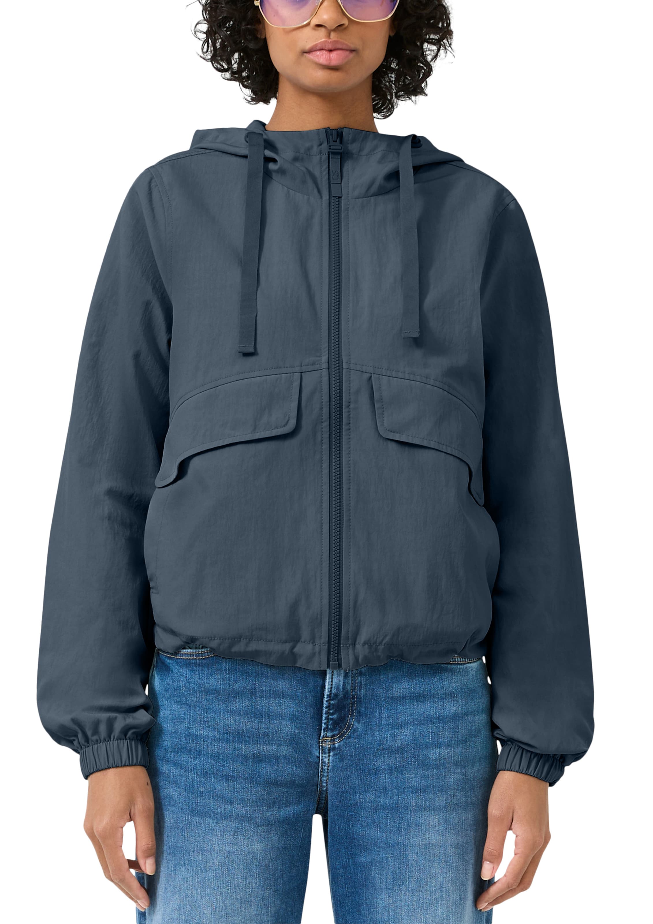 QS Outdoor-Jacke in Blau