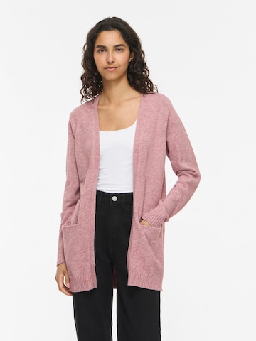 VILA Knit cardigan 'VIRil' in Pink: front