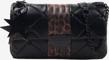 Borsa a spalla 'Rebecca' di L'Atelier Du Sac in nero: frontale