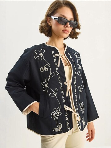 Bianco Lucci Between-Season Jacket in Black