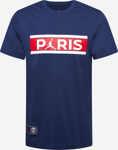 Tricou 'Paris Saint-Germain' Jordan pe bleumarin / roșu / alb, Vizualizare produs