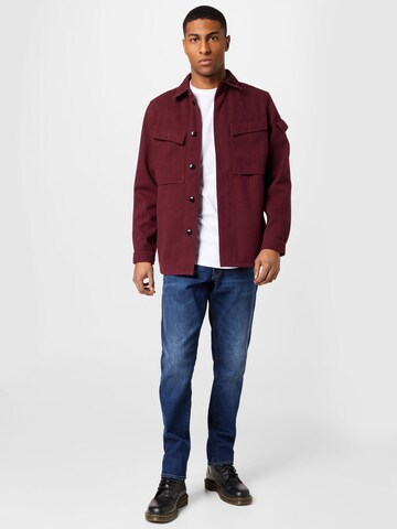 G-Star RAW Regular Fit Jacke 'Mysterious' in Lila