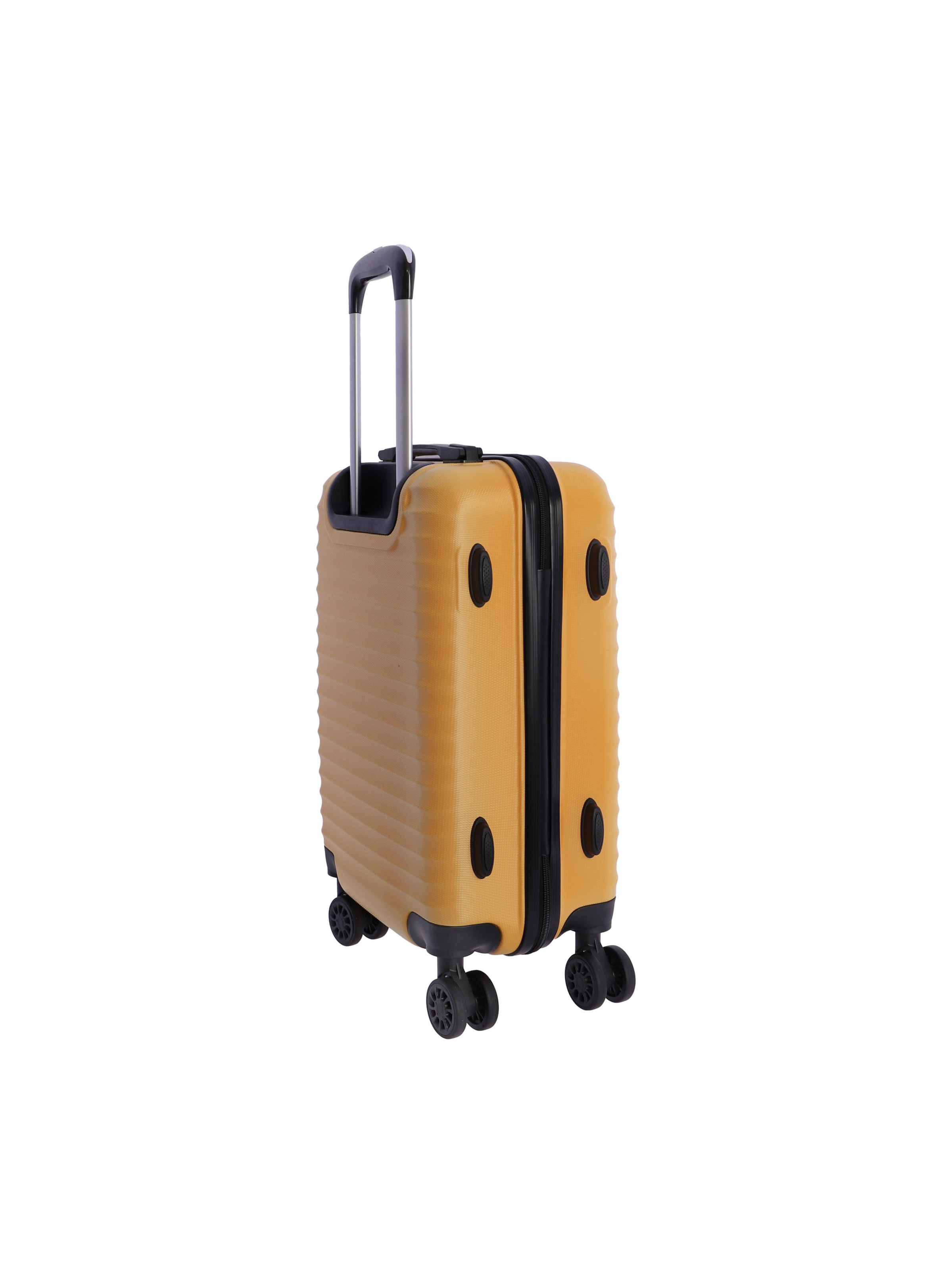 Don Algodon - Carrito 'DON ALGODON - Maletas de Viaje Cabina - Maleta 55x40x20 - Maletas de Viaje - Maleta de Cabina Resistente Ryannair - Trolley Equipaje para Avion con 4 Ruedas de 360º y candado' en amarillo