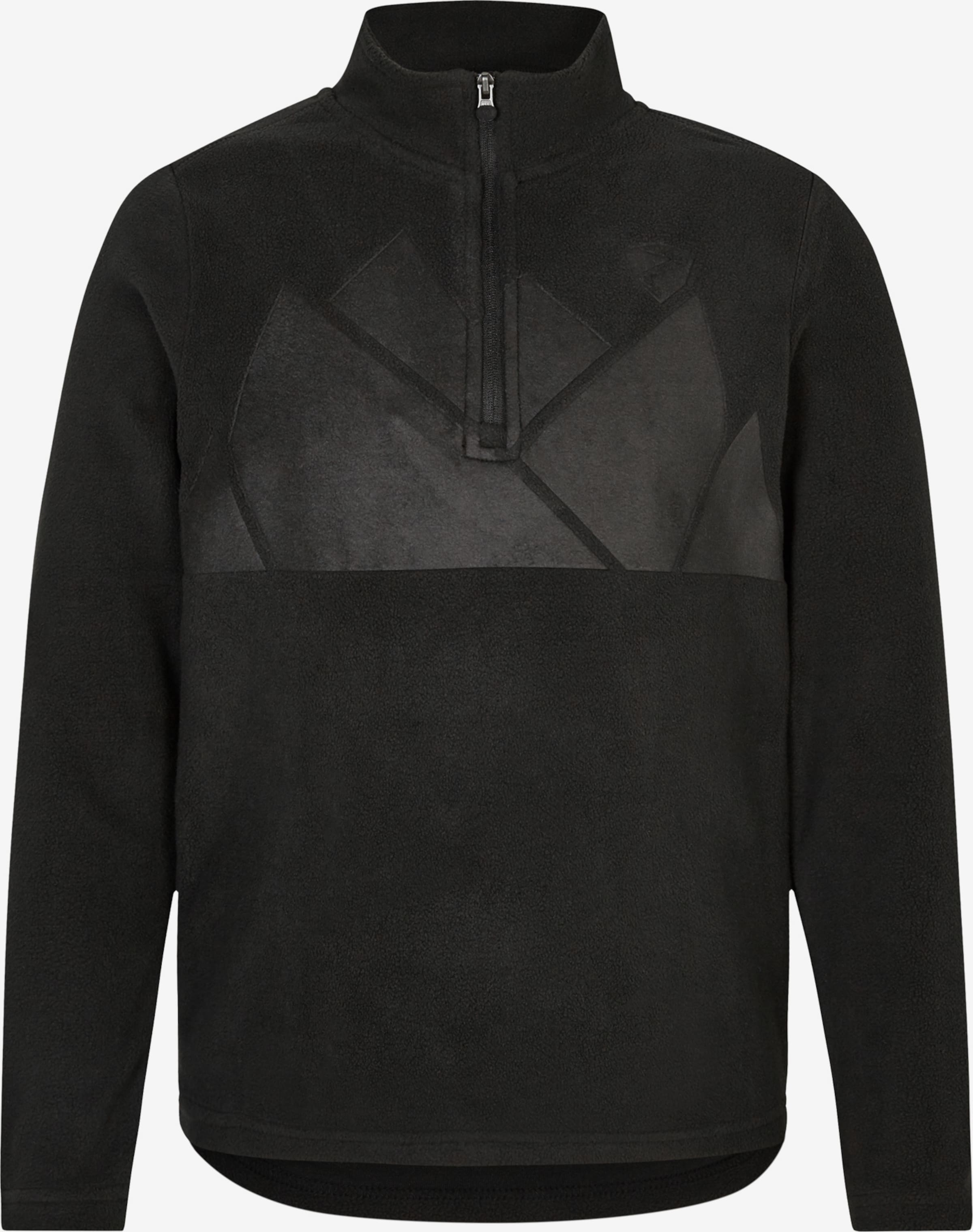 ZIENER Athletic Sweater 'Jonki' in Black | ABOUT YOU