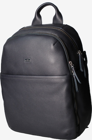 John Richmond Rucksack in Blau: Vorderseite