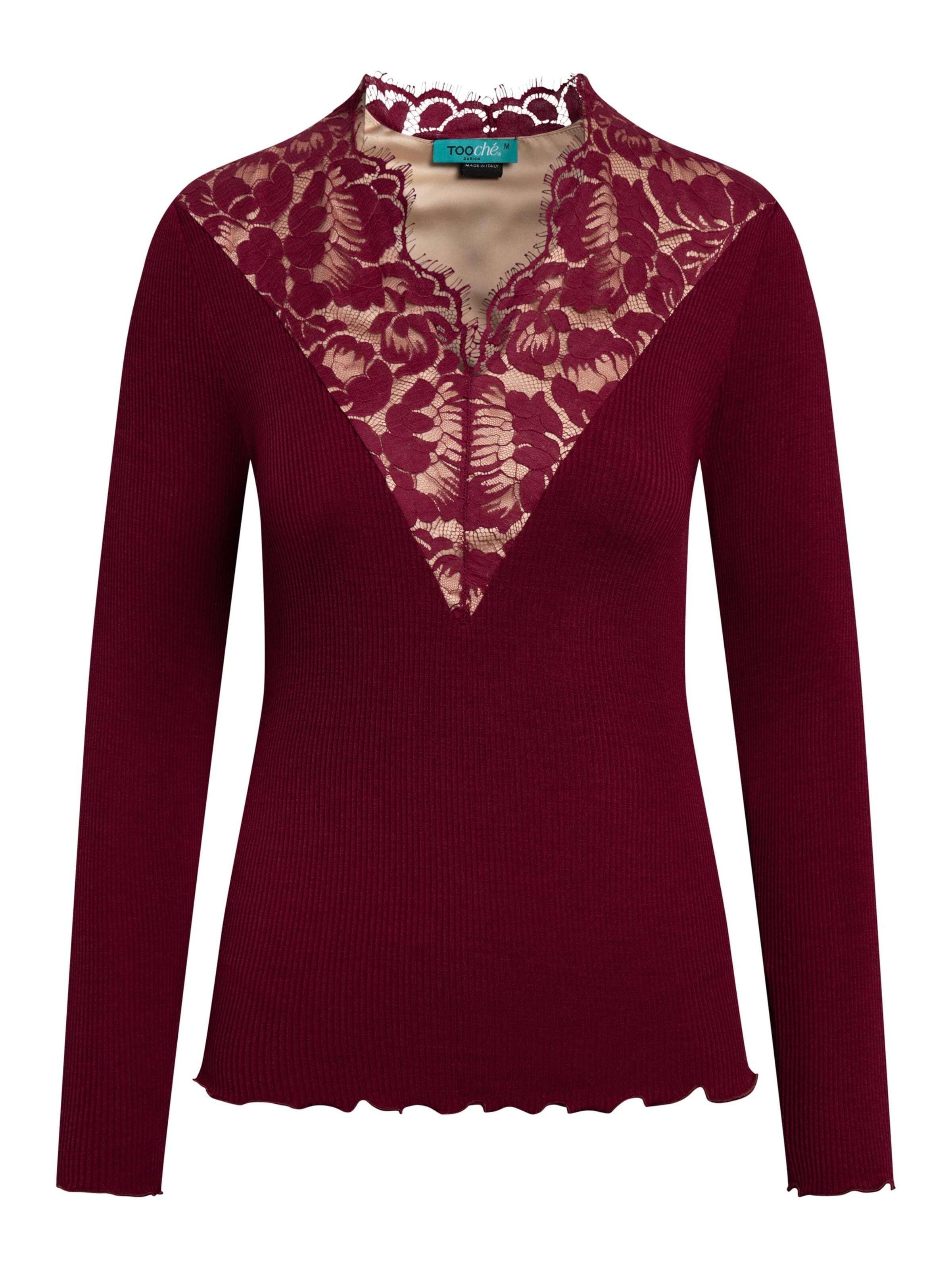 TOOche Shirt 'Scarlet Temptation' in Red: front