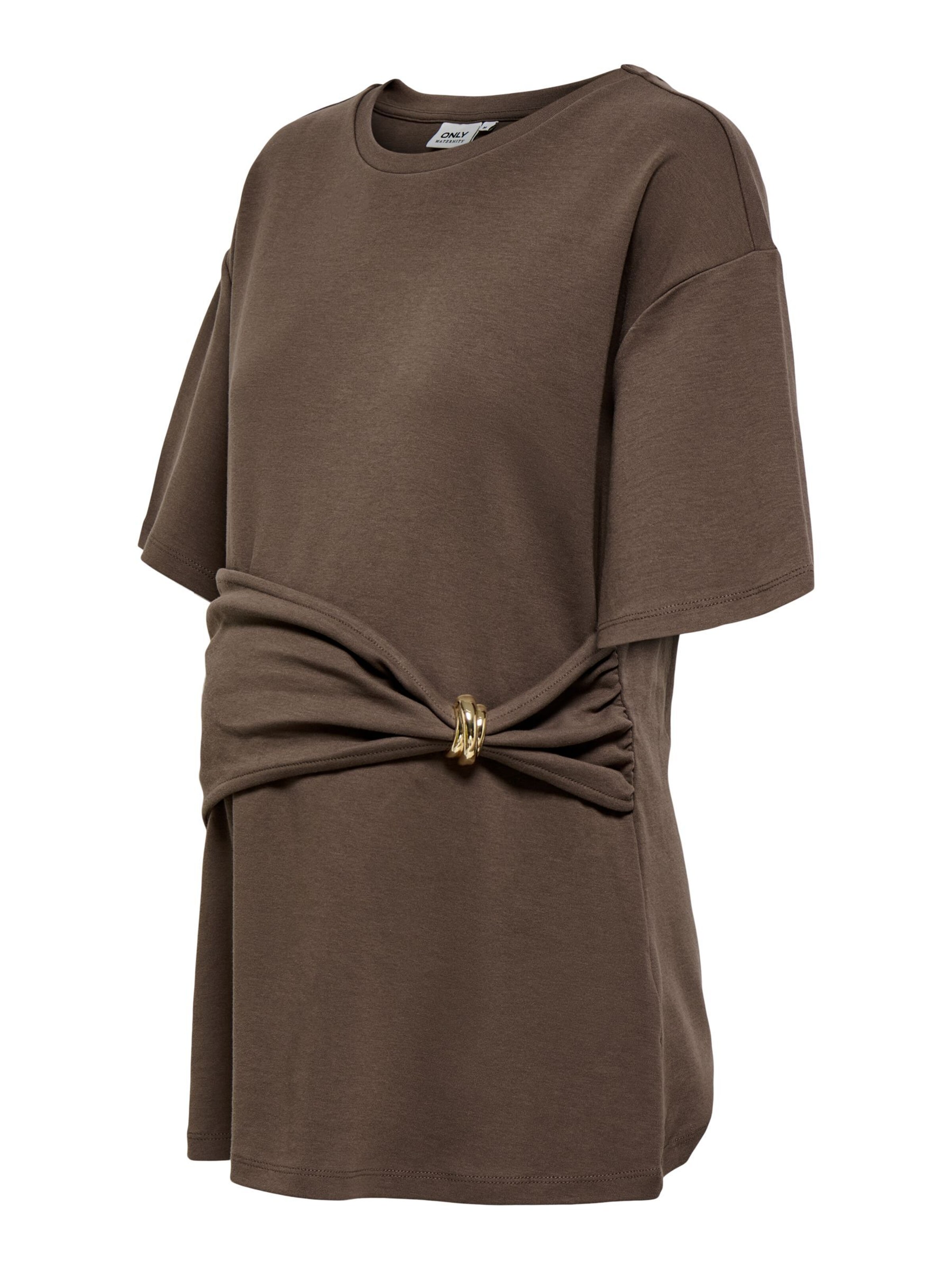 Maglietta di Only Maternity in marrone