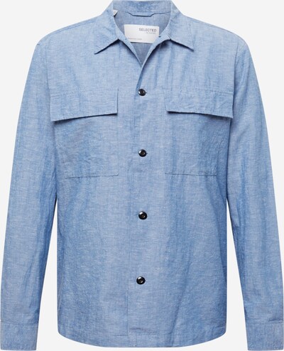 SELECTED HOMME Button Up Shirt 'BERLIN' in Blue denim, Item view